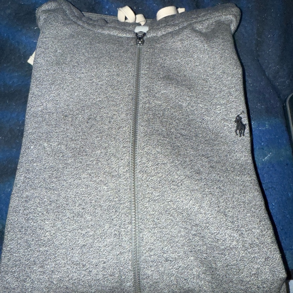 Gray Zip-Up Hoodie